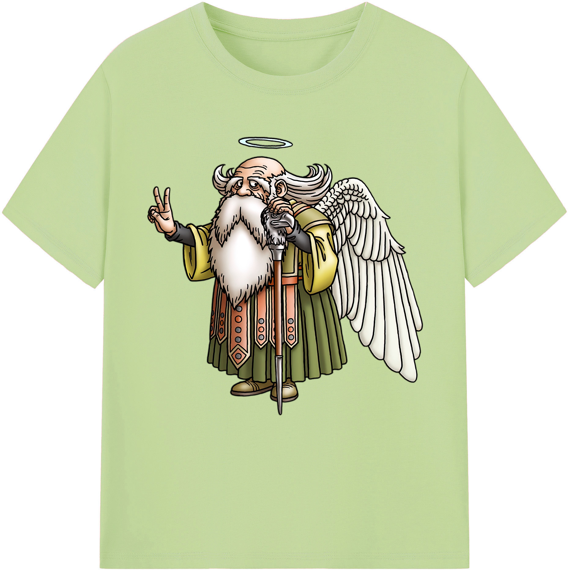 （画像用） ドラゴンクエスト Doragon Kuesuto Dragon Quest 綿100％半袖Tシャツ（フロントプリント）